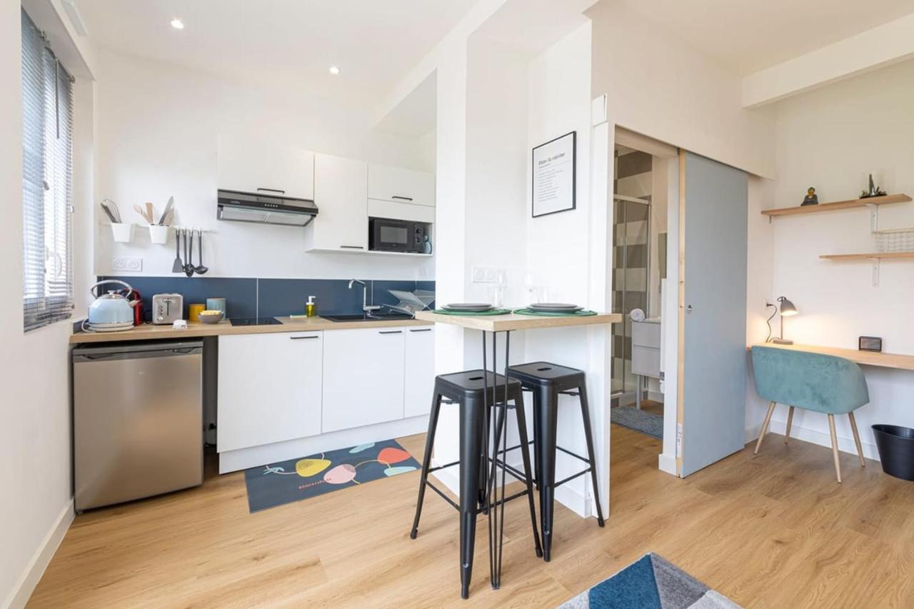 Le Yellow, Studio Renove, Tout Confort, Jardin Apartment Saint-Jacques-de-la-Lande Exterior photo