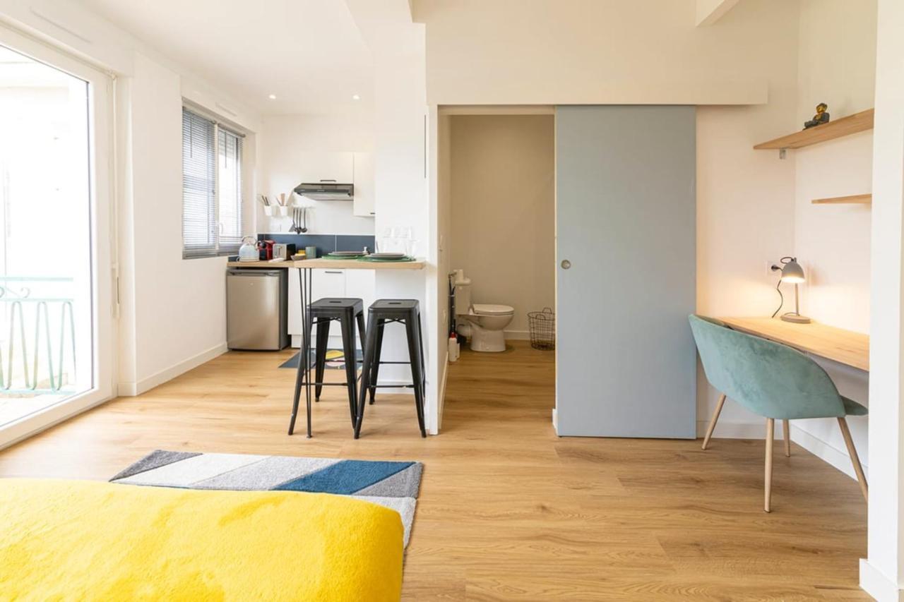 Le Yellow, Studio Renove, Tout Confort, Jardin Apartment Saint-Jacques-de-la-Lande Exterior photo